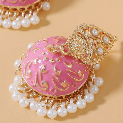 Jhumka (White)