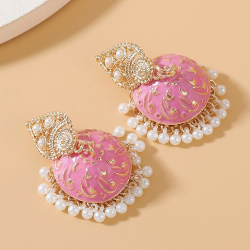 Jhumka (White)