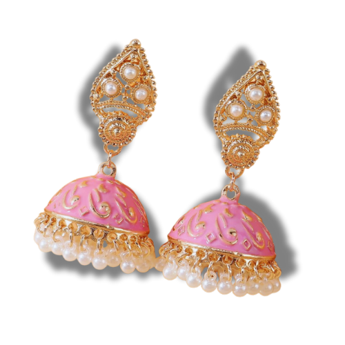 Jhumka (White)