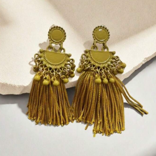 Mirage Tassels (Mustard)