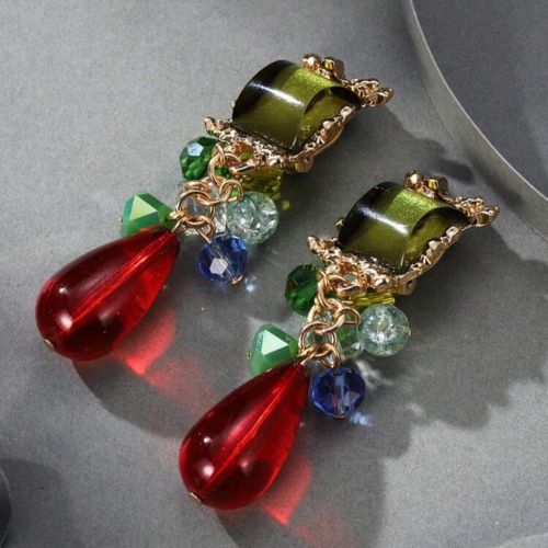 Alluring (Green/Red) (Clip-on)
