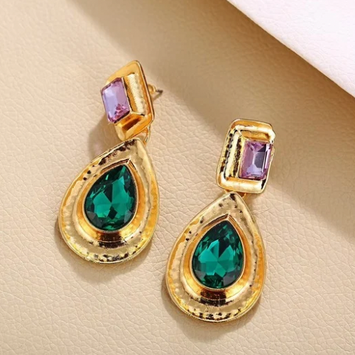 Teardrop (Green & Purple)